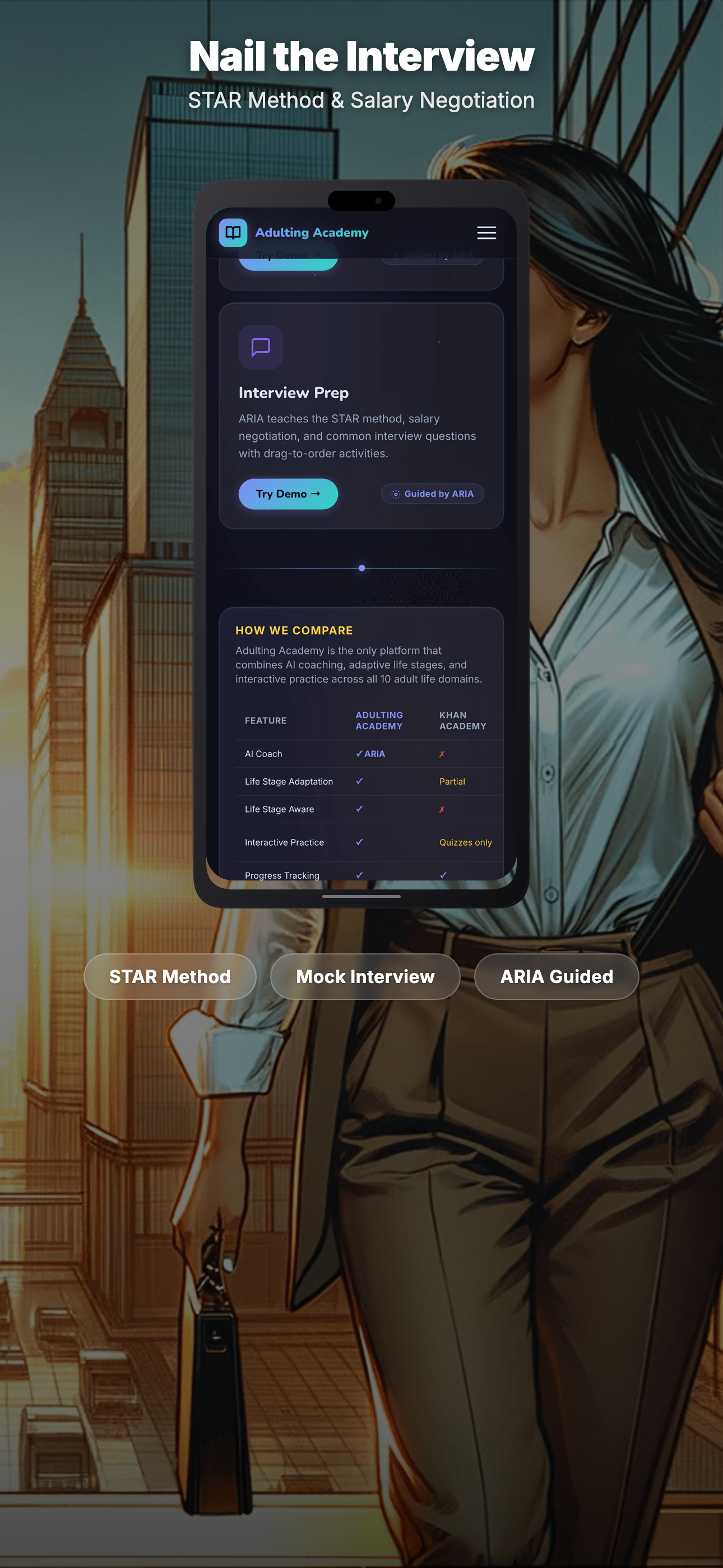 Adulting Academy — ARIA AI coach