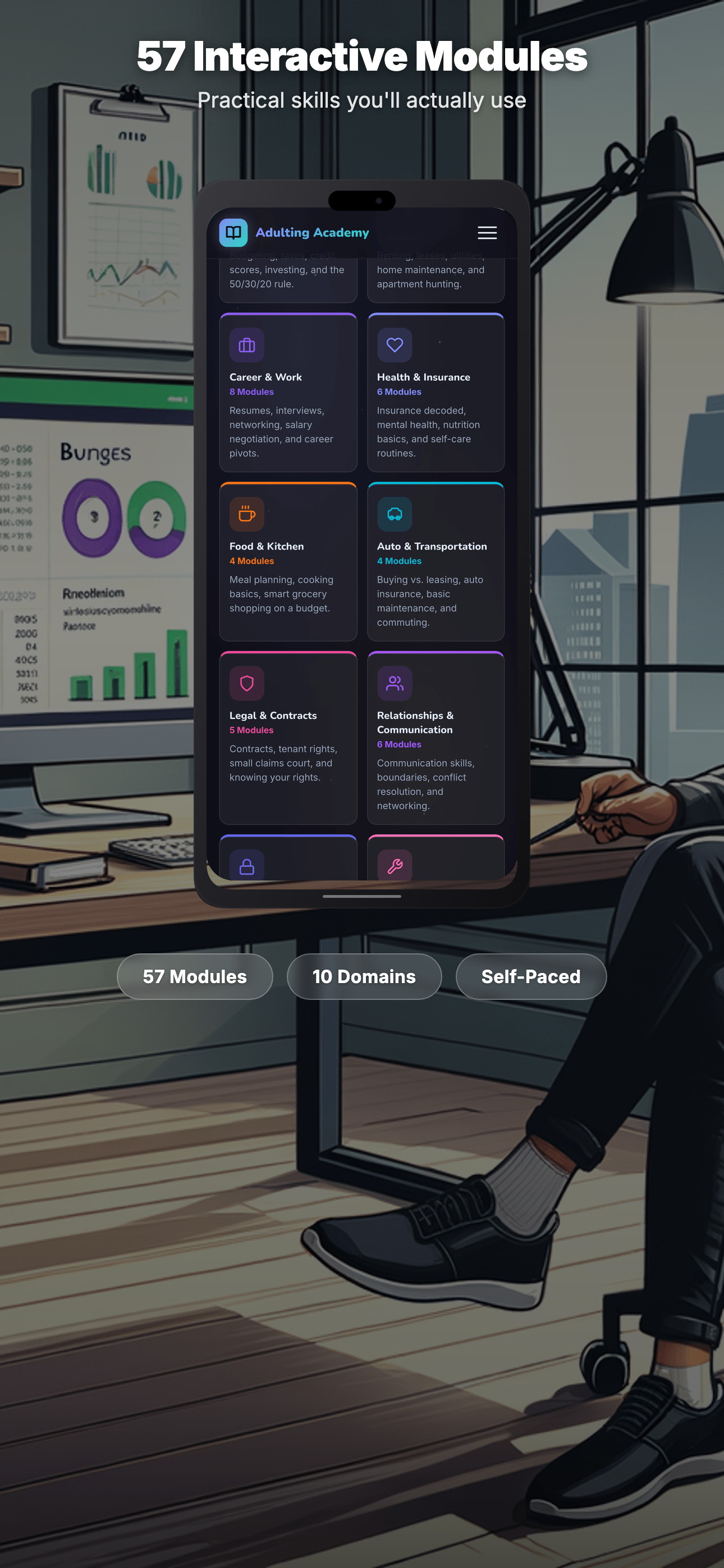 Adulting Academy — Daily challenges